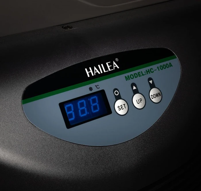 Hailea HC Series 1000A Aquarienkühler, Durchlaufkühler mit Kompressor, 300-, schwarz