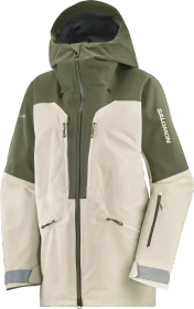 Salomon S/Lab QST Gore-Tex Pro Funktionsjacke almond milk/olive night (Damen)