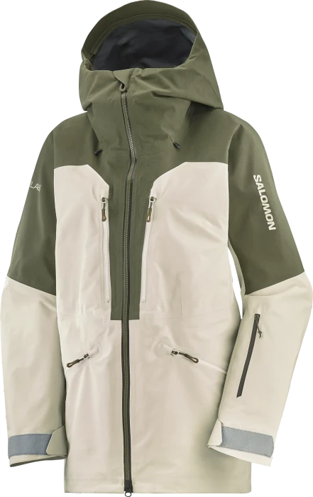 Salomon S/Lab QST Gore-Tex Pro Funktionsjacke almond milk/olive night (Damen)