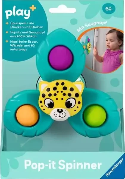Ravensburger play+ Pop-it Spinner: Leopard
