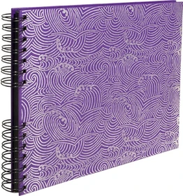Exacompta Spiralalbum, 32x22cm, 50 Seiten, Japan violett