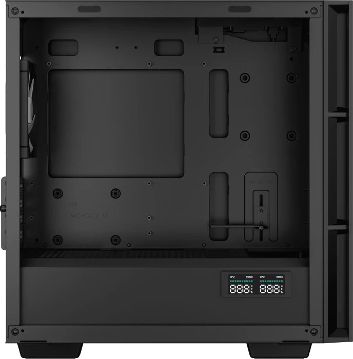 DeepCool CH360 DIGITAL WH, schwarz, Glasfenster