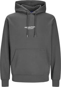 Jack & Jones Gedruckt Hoodie iron gate (Herren)