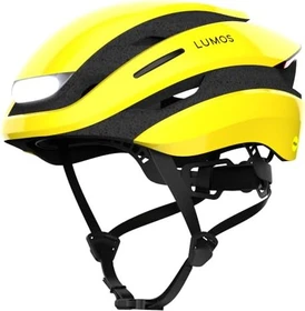 Lumos Ultra MIPS Helm raincoat yellow