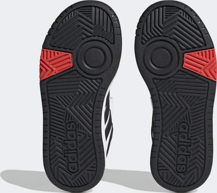adidas Hoops cloud white/core black/bright red (Junior)