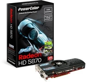PowerColor Radeon HD 5870 PCS+, 1GB GDDR5, 2x DVI, HDMI, DP