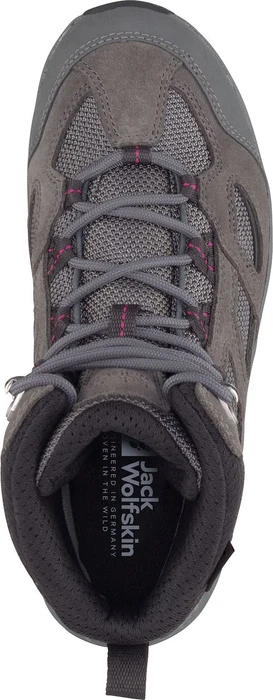 Jack Wolfskin Vojo 3 Texapore Mid tarmac grey/pink (Damen)