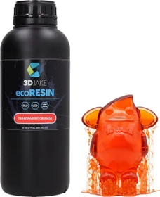 3DJake ecoResin Transparent Orange, 1.00kg