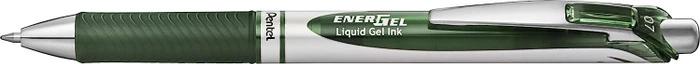 Pentel EnerGel XM BL77 Gelroller waldgrün/silber, 12er-Pack