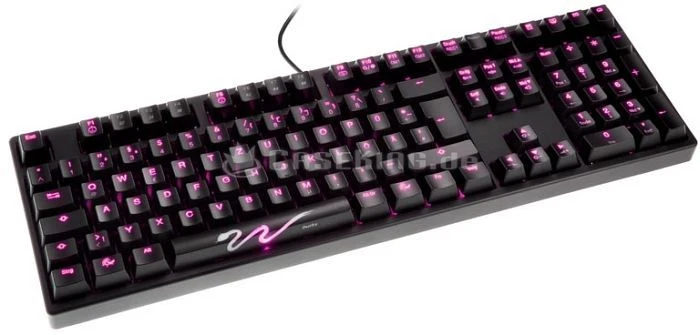 Ducky Shine 3, LEDs violett, MX Brown, USB, DE