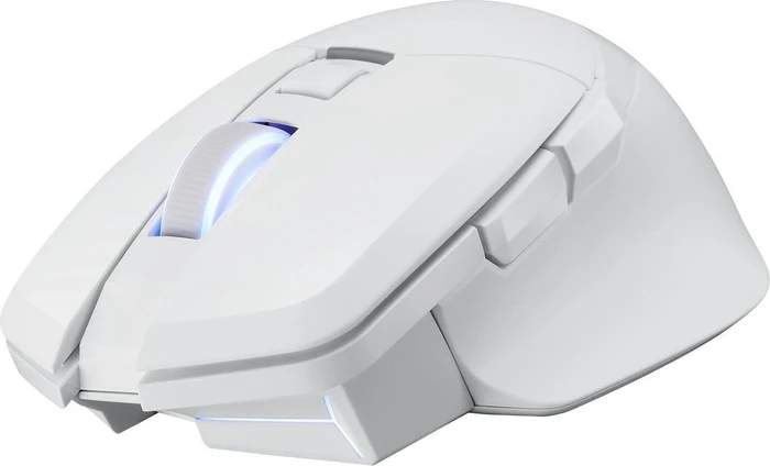 PowerColor Alphyn AM10 Wireless Gaming Mouse weiß, USB/Bluetooth