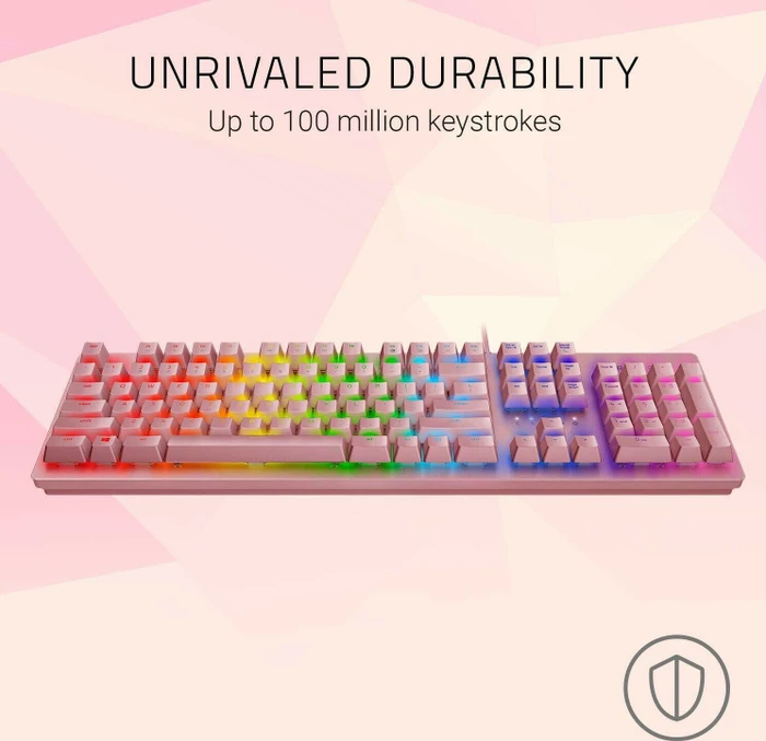 Razer Huntsman Quartz Pink, Razer Clicky Optical PURPLE, USB, US