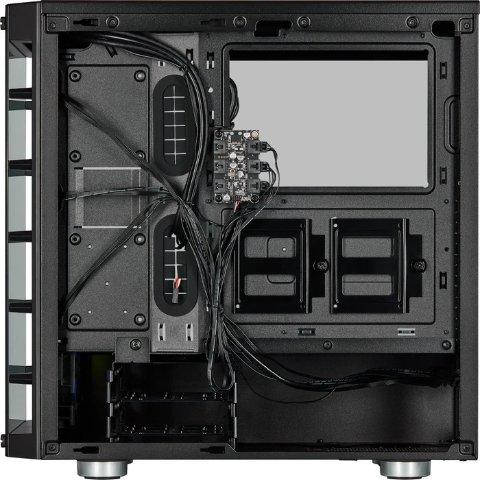 Corsair iCue 465X RGB, schwarz, Glasfenster