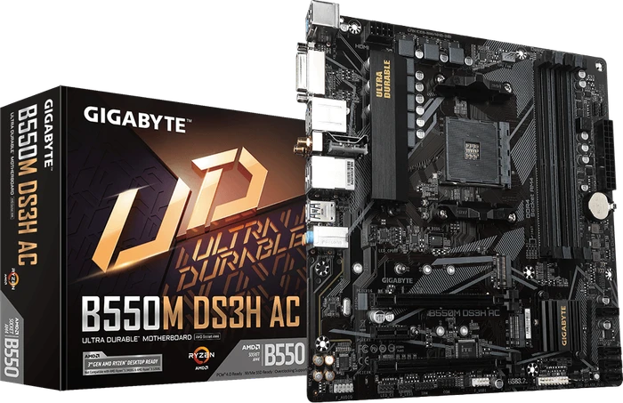 GIGABYTE B550M DS3H AC (AMD AM4)