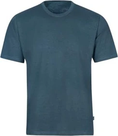trigema Deluxe Baumwolle T-Shirt kurzarm jeans/melange (Herren)