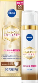 Nivea Luminous630 Anti-Pigmentflecken CC Fluid 03 dunkel LSF30, 40ml