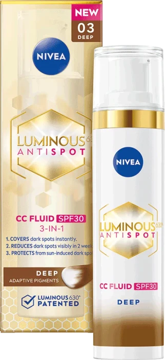 Nivea Luminous630 Anti-Pigmentflecken CC Fluid LSF30