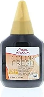 Wella Color Fresh Haartönung pH 6.5 Acid Line Vibrant Reds 6/45 dunkelblond rot-mahagoni, 75ml