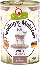 GranataPet Liebling's Mahlzeit Wild PUR, 2.40kg (6x 400g)