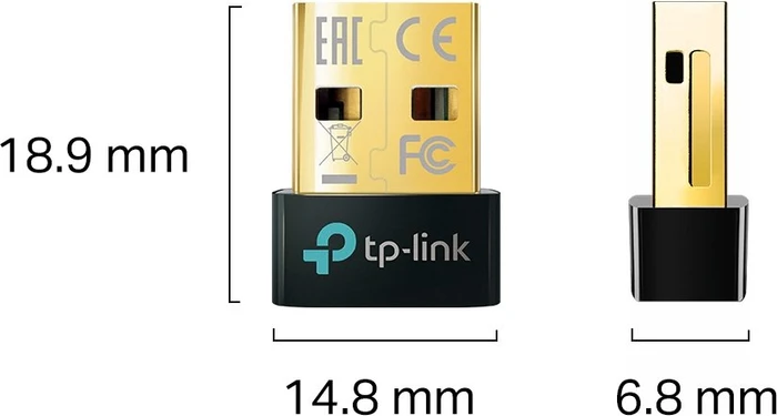 TP-Link Nano USB Adapter, Bluetooth 5.0, USB-A 2.0 [Stecker]
