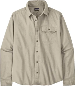 Patagonia Lightweight Fjord Flannel Hemd langarm pelican (Herren)