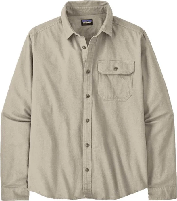 Patagonia Lightweight Fjord Flannel Hemd langarm pelican (Herren)