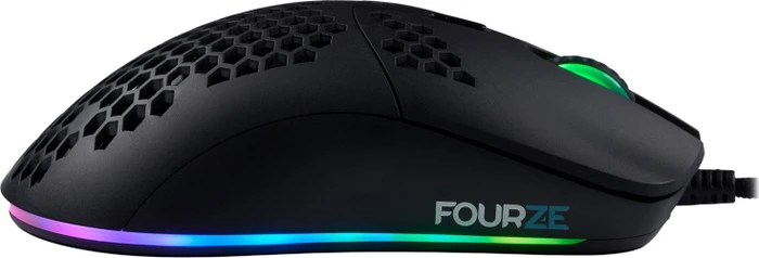 FourZE GM800 Gaming Mouse schwarz, USB