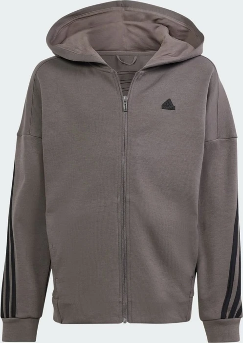 adidas Future Icons 3-Streifen Hoodie charcoal/black (Junior)