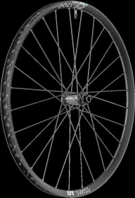 DT Swiss HX 1700 Spline LS 28H 21mm/30mm 29" 15x110 TA Centerlock Disc Vorderlaufrad schwarz