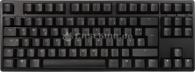 Ducky One TKL PBT schwarz, LEDs blau, MX SPEED Silver, USB, DE
