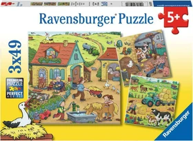 Ravensburger Puzzle Viel los auf dem Bauernhof
