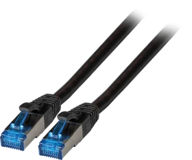 EFB Elektronik TPE Superflex Patchkabel, Cat7/Cat6a, S/FTP, RJ-45/RJ-45, 30m, schwarz