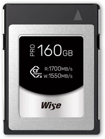 Wise Advanced CFX-B PRO Series R1700/W1550 CFexpress 2.0 Type B 160GB