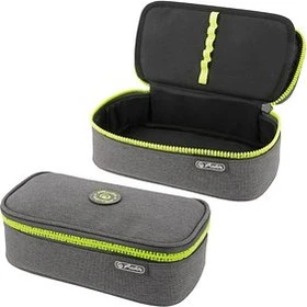 Herlitz Faulenzer Etui beatBox ABC grey/yellow