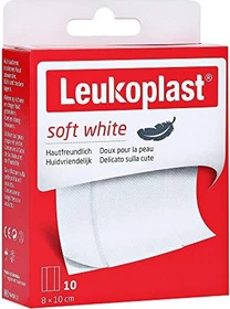BSN medical Leukoplast Soft White, 8 x 10cm, 10 Stück