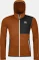 Ortovox Fleece Hoody Funktionsjacke bristle brown (Herren) Vorschaubild