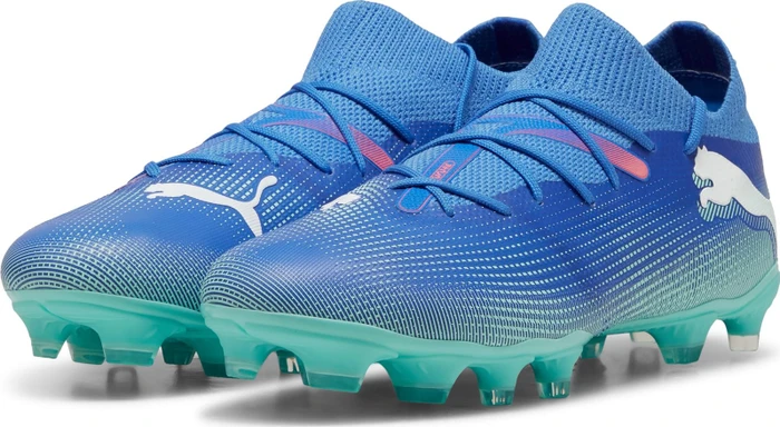 Puma Future 7 Match FG/AG bluemazing/puma white/electric peppermint (Damen)