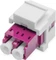 Digitus LWL/LWL-Kupplung, LC-Duplex auf LC-Duplex Kupplung, MM, OM4, Keystone-Modul Vorschaubild