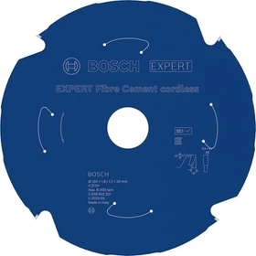 Bosch Professional Expert Fibre Cement Cordless Kreissägeblatt 4Z, 190x1.8x30mm, 1 Stück
