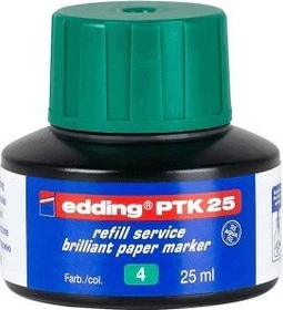 edding PTK25 Brilliant-Papiermarker Tintenflasche grün, 25ml