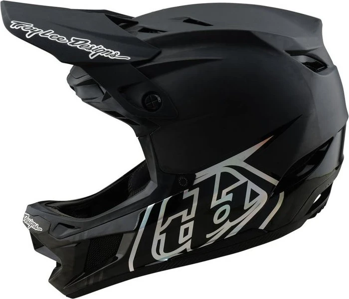Troy Lee Designs D4 Carbon Fullface-Helm stealth black/silver