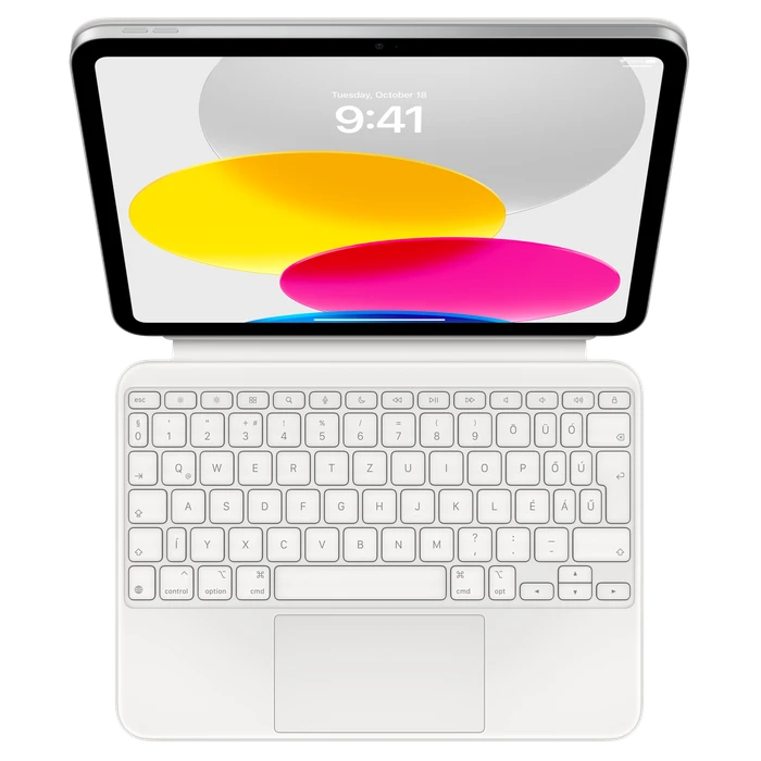 Apple Magic Keyboard Folio für iPad 11 (A16, 2025) / iPad 10 (2022), weiß, HU