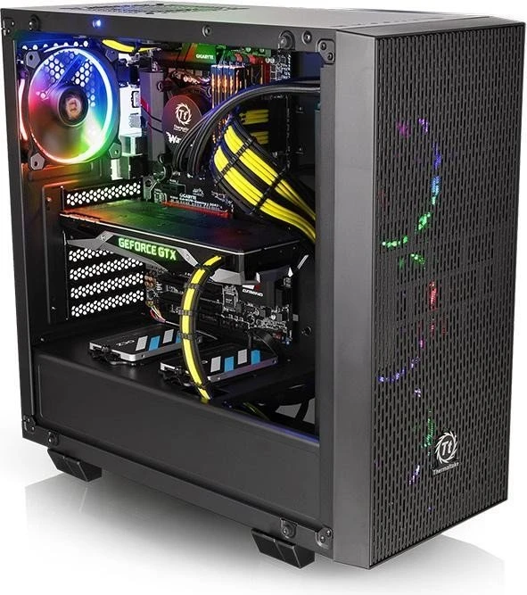Thermaltake Core G21, schwarz, Glasfenster