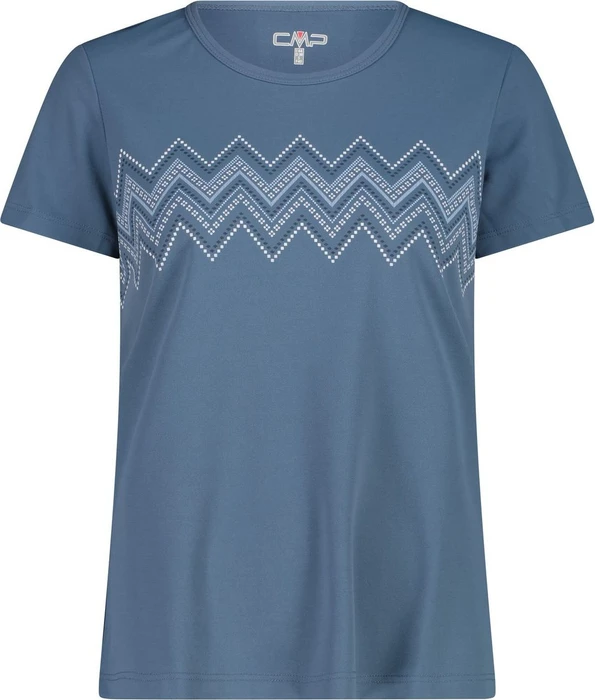 CMP Piqué Print Funktionsshirt kurzarm space (Damen)
