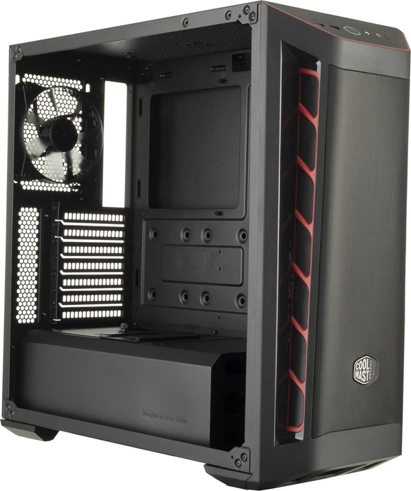 Cooler Master MasterBox MB511, rot, Acrylfenster
