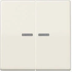 Jung Serie AS Wippe Duroplast mit Lichtleiter, weiß (AS 591-5 KO5)