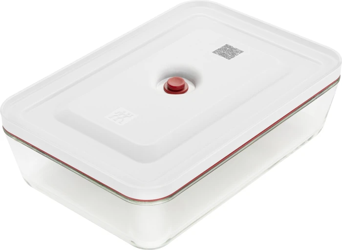 Zwilling Fresh & Save Auflaufform Glas Vakuumbehälter 2.85l rot