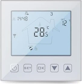 Ketotek Raumthermostat mit Display für Fussbodenheizung