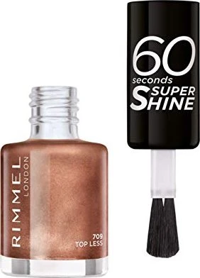 Rimmel 60 Seconds Super Shine Nagellack 709 Top Less, 8ml