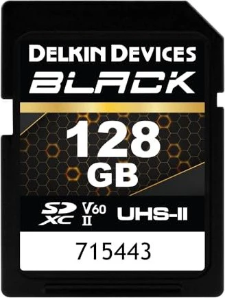 Delkin Black R290/W190 128GB, UHS-II U3, Class 10